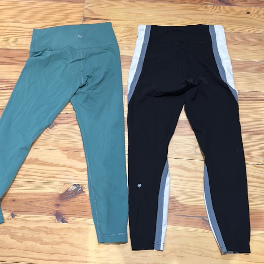 Lululemon tights. Two different styles.